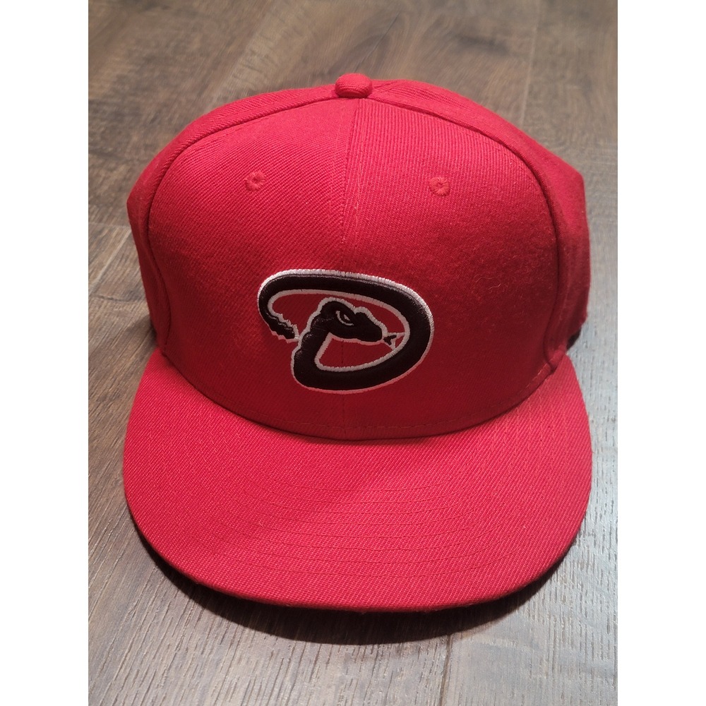 NewEra ArizonaDiamondbacks 59FIFTY Fitted Hat Red MLB On Field Size7 Made in USA